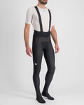 SPORTFUL Pantaloni de ciclism lungi cu bretele - SUPERGIARA - negru