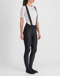 SPORTFUL Pantaloni de ciclism lungi cu bretele - SUPERGIARA W - negru