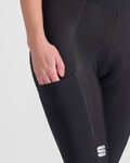 SPORTFUL Pantaloni de ciclism lungi cu bretele - SUPERGIARA W - negru