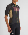 SPORTFUL Tricou de ciclism cu mânecă scurtă - BREAKOUT SUPERGIARA - negru/maro