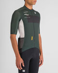 SPORTFUL Tricou de ciclism cu mânecă scurtă - BREAKOUT SUPERGIARA - verde/negru