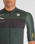 SPORTFUL Tricou de ciclism cu mânecă scurtă - BREAKOUT SUPERGIARA - verde/negru