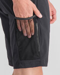 SPORTFUL Pantaloni scurți de ciclism fără bretele - SUPERGIARA - negru