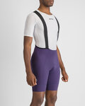 SPORTFUL Pantaloni scurți de ciclism cu bretele - SRK - mov