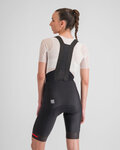 SPORTFUL Pantaloni scurți de ciclism cu bretele - FIANDRE - negru