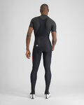 SPORTFUL Pantaloni de ciclism lungi cu bretele - FIANDRE - negru