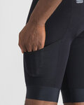 SPORTFUL Pantaloni scurți de ciclism cu bretele - SUPERGIARA 2 - negru