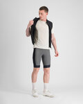 SPORTFUL Pantaloni scurți de ciclism cu bretele - SUPERGIARA 2 - gri/negru