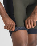 SPORTFUL Pantaloni scurți de ciclism cu bretele - SUPERGIARA 2 - verde/negru