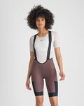 SPORTFUL Pantaloni scurți de ciclism cu bretele - SUPERGIARA 2 W - mov