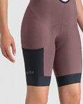 SPORTFUL Pantaloni scurți de ciclism cu bretele - SUPERGIARA 2 W - mov