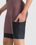 SPORTFUL Pantaloni scurți de ciclism cu bretele - SUPERGIARA 2 W - mov