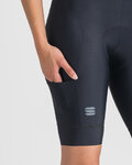 SPORTFUL Pantaloni scurți de ciclism cu bretele - GIARA 2 W - negru