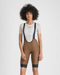 SPORTFUL Pantaloni scurți de ciclism cu bretele - GIARA 2 W - maro