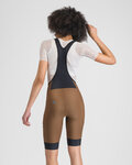SPORTFUL Pantaloni scurți de ciclism cu bretele - GIARA 2 W - maro