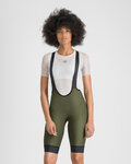 SPORTFUL Pantaloni scurți de ciclism cu bretele - GIARA 2 W - verde