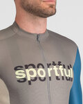 SPORTFUL Tricou de ciclism cu mânecă scurtă - SUPERGIARA LOGO - albastru/gri