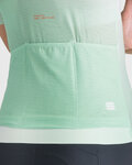 SPORTFUL Tricou de ciclism cu mânecă scurtă - LIGHT W - verde/alb