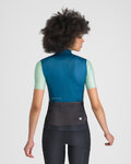 SPORTFUL Tricou de ciclism cu mânecă scurtă - SUPERGIARA LOGO W - albastru/verde
