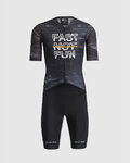 SPORTFUL Salopetă de ciclism - FAST NOT FUN - negru