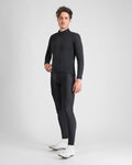 SPORTFUL Tricou de cilism pentru iarnă cu mânecă lungă - CLASSIC THERMAL - negru