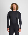 SPORTFUL Tricou de ciclism cu mânecă lungă - MERINO LAYER - negru