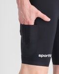 SPORTFUL Salopetă de ciclism - G-SUIT - negru/gri
