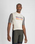 SPORTFUL Tricou de ciclism cu mânecă scurtă - SUPERGIARA 2 - fildeş/gri
