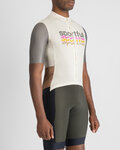 SPORTFUL Tricou de ciclism cu mânecă scurtă - SUPERGIARA 2 - fildeş/gri