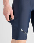 SPORTFUL Pantaloni scurți de ciclism cu bretele - HXPEREPIC - albastru