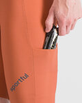 SPORTFUL Pantaloni scurți de ciclism cu bretele - HXPEREPIC - portocaliu