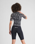 SPORTFUL Salopetă de ciclism - G-SUIT - negru/alb
