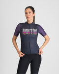 SPORTFUL Tricou de ciclism cu mânecă scurtă - SUPERGIARA LOGO 2 - albastru/mov