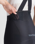 SPORTFUL Pantaloni scurți de ciclism cu bretele - LTD 2 - negru