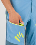 KARPOS Pantaloni scurți de ciclism fără bretele - RAPID BAGGY - albastru