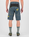 KARPOS Pantaloni scurți de ciclism fără bretele - BALLISTIC EVO - albastru/gri