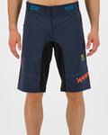 KARPOS Pantaloni scurți de ciclism fără bretele - BALLISTIC EVO - albastru
