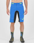 KARPOS Pantaloni scurți de ciclism fără bretele - BALLISTIC EVO - albastru deschis