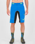 KARPOS Pantaloni scurți de ciclism fără bretele - BALLISTIC EVO - albastru deschis
