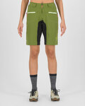 KARPOS Pantaloni scurți de ciclism fără bretele - BALLISTIC EVO - verde