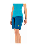 KARPOS Pantaloni scurți de ciclism fără bretele - BALLISTIC EVO - albastru