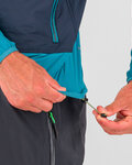 KARPOS Jachetă rezistentă la vânt de ciclism - LAVAREDO - albastru/albastru deschis
