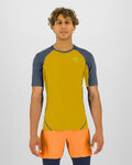 KARPOS Tricou de ciclism cu mânecă scurtă - LAVAREDO - galben/negru