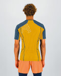 KARPOS Tricou de ciclism cu mânecă scurtă - LAVAREDO - galben/negru