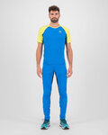 KARPOS Tricou de ciclism cu mânecă scurtă - LAVAREDO - albastru/galben
