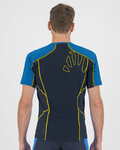 KARPOS Tricou de ciclism cu mânecă scurtă - LAVAREDO - negru/albastru