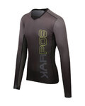 KARPOS Tricou de ciclism cu mânecă lungă de vară - JUMP - gri