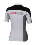 KARPOS Tricou de ciclism cu mânecă scurtă - VERVE - alb/gri