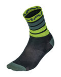 KARPOS Șosete clasice de ciclism - VERVE - albastru/verde/galben