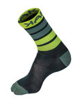 KARPOS Șosete clasice de ciclism - VERVE - albastru/verde/galben